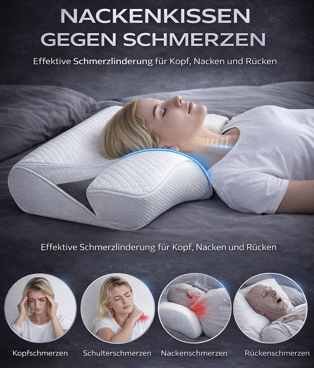 Orthopädisches Memory Foam Nackenstützkissen